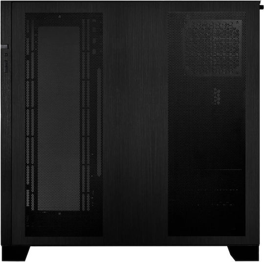 Lian Li O11 Dynamic EVO XL Геймърско бюро Пълна кула Компютърна кутия със страничен прозорец и RGB осветление Черен
