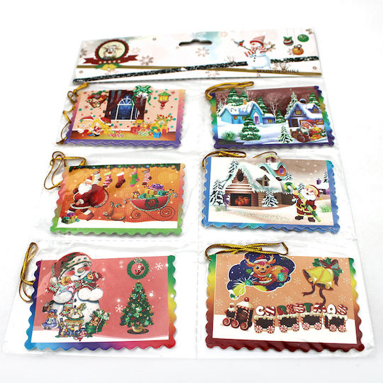 Greeting Cards Christmas 5.5x7.5cm 12pcs
