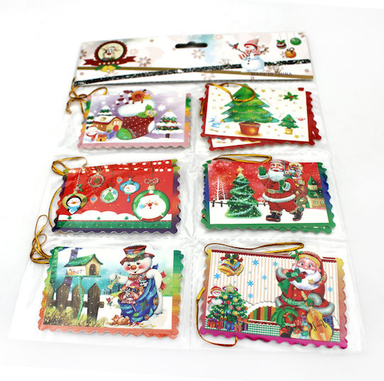 Greeting Cards Christmas 5.5x7.5cm 12pcs