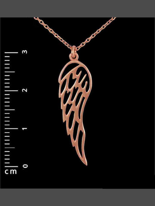 SilverBrand.gr Charm Engelsflügel aus Silber mit Zirkon