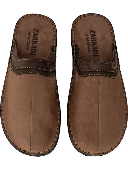 Зимни мъжки чехли Brown