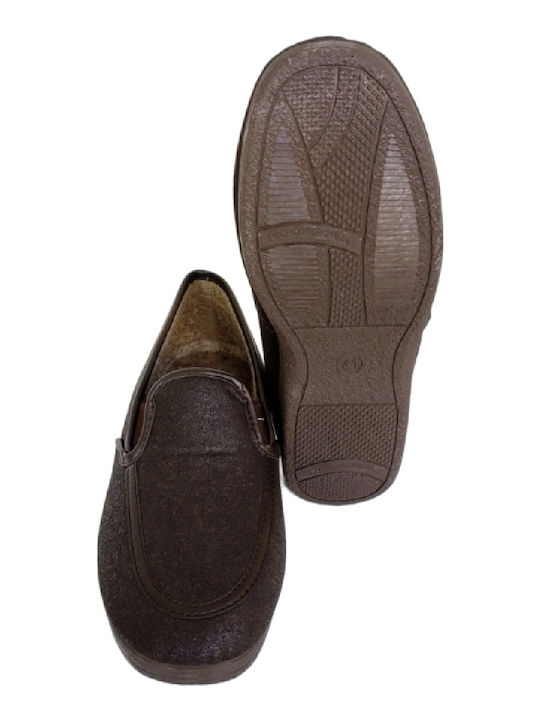 Heel Enclosed Men's Slipper Black