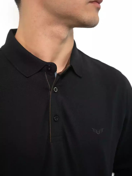 Polo Long Sleeve Blouse Black