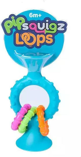 Fat Brain Toys Βρεφικό Παιχνίδι Pipsquigz από Σιλικόνη με Ήχους για 6+ Μηνών