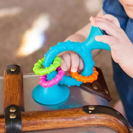 Fat Brain Toys Βρεφικό Παιχνίδι Pipsquigz από Σιλικόνη με Ήχους για 6+ Μηνών