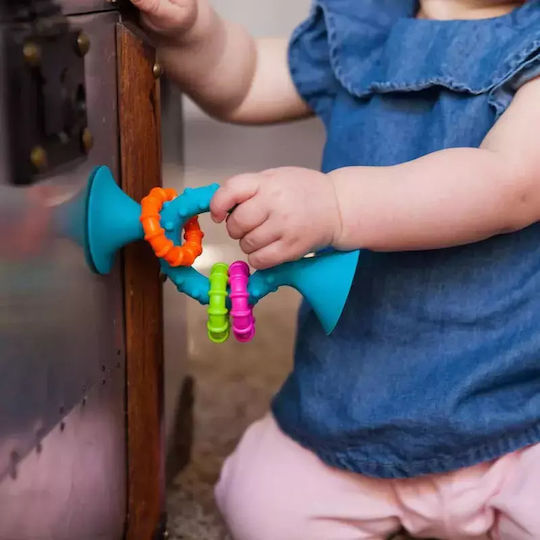Fat Brain Toys Βρεφικό Παιχνίδι Pipsquigz από Σιλικόνη με Ήχους για 6+ Μηνών