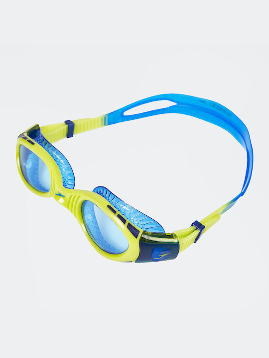 Speedo Futura Biofuse Flexiseal 811594B979 Swimming Goggles Kids with Anti-Fog Lenses Green Green 8-11594-B979