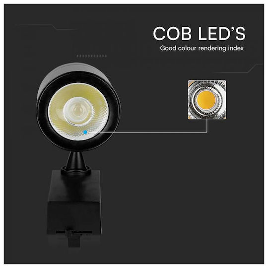 V-TAC LED Γραμμικό Φωτιστικό Οροφής 35W Θερμό Λευκό IP20