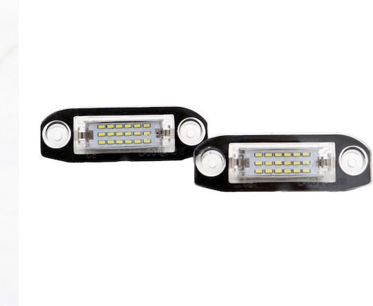 License Plate Lights for Volvo S60 / S80 / V50 / V60 / XC 60 / XC 90 2pcs