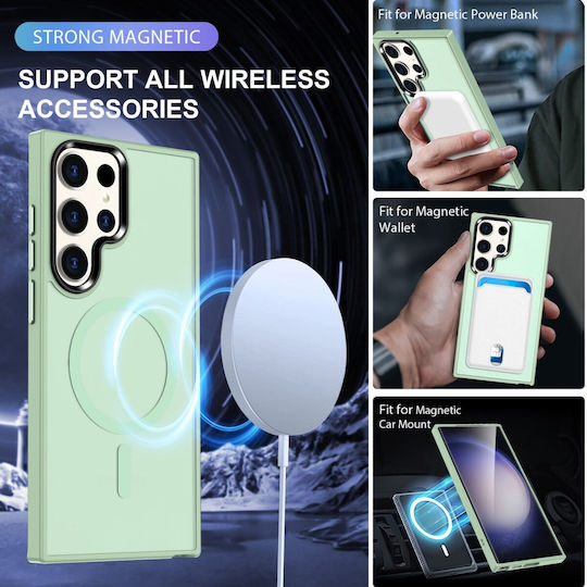 HappyCase Back Cover Πλαστικό Πράσινο (Galaxy S23 Ultra)