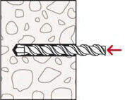 fischer Oops Plastic 8x40mm