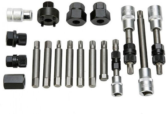 Car Alternator Pulley Tool Set 18 Pieces
