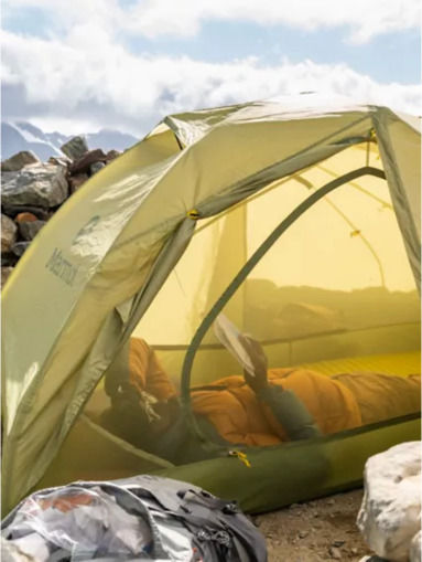 Marmot Tungsten Σκηνή Camping Igloo Χακί με Διπλό Πανί για 2 Άτομα