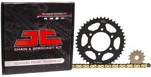 JT Sprockets Kette & Ritzel-Kit (14-34-428) für Suzuki Adresse 125 2007-2009