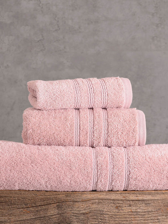 Rythmos Hand Towel Aria 30x50cm. Pink Weight 600gr/m²