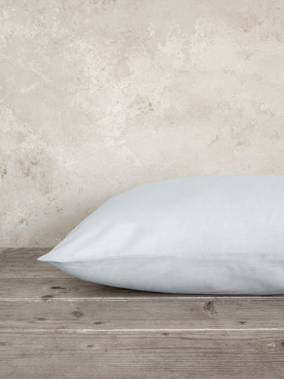 Nima Sheet King Size with Elastic 185x205+35cm. Unicolors White