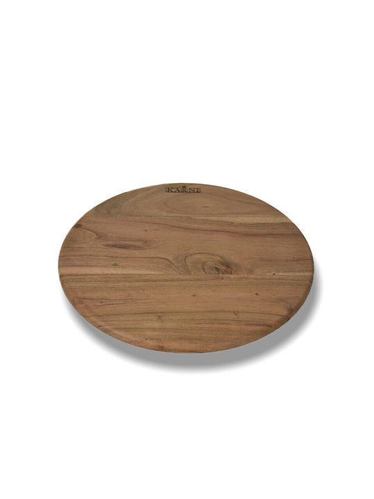 Nakaro Wood Servierplatte Drehend Hölzernes 35x35x4cm 1Stück Nakaro Wood Servierplatte Drehend Hölzernes 35x35x4cm 1Stück