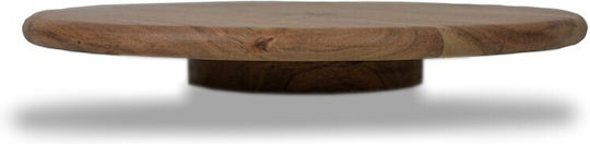 Nakaro Wood Сервираща платка Въртящ се Дърво 35x35x4бр 1бр