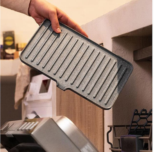 Cecotec Take&Clean Stone Τοστιέρα Γκριλιέρα 1500W Inox