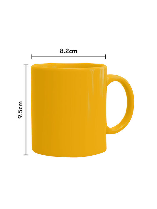 Koupakoupa Eat, Sleep, Roblox, Repeat Ceramic Cup Yellow 330ml