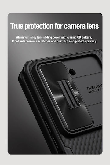 Nillkin Camshield Задна Корица Силикон 0.2мм Черен Galaxy Z Fold5