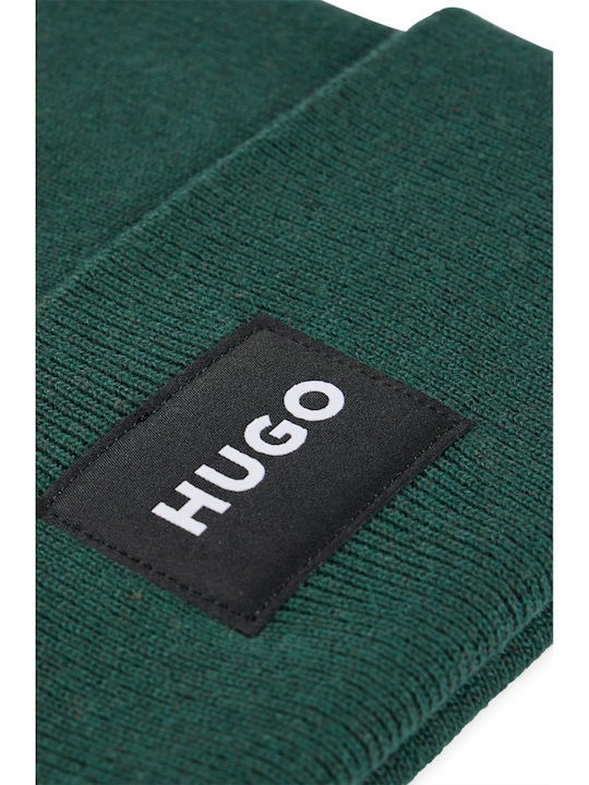 Beanie Unisex Σκούφος Πλεκτός σε Πράσινο χρώμα