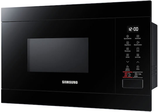 Samsung Εντοιχιζόμενος Φούρνος Μικροκυμάτων με Grill 22lt Μαύρος