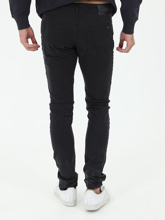 Hallden Παντελόνι Chino Ελαστικό σε Loose Εφαρμογή Navy Μπλε