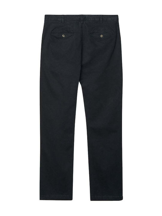 Hallden Παντελόνι Chino Ελαστικό σε Loose Εφαρμογή Navy Μπλε