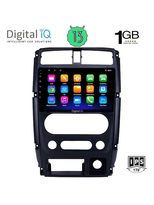 Digital IQ Car Audio System for Suzuki Jimny 2007-2017 (Bluetooth/USB/WiFi/GPS) with Touch Screen 9"