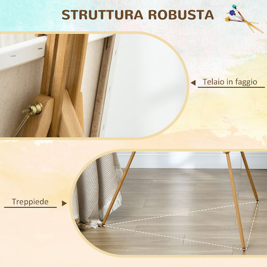 Vinsetto Wooden Easel 84x183cm