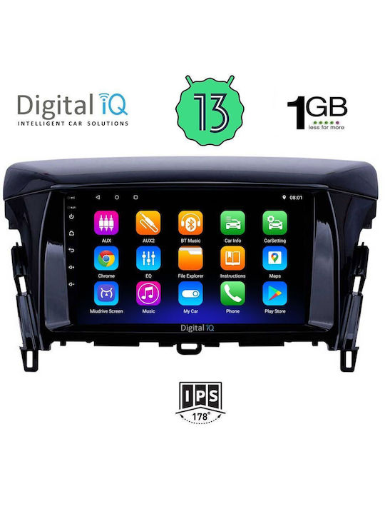 Digital IQ Car Audio System for Mitsubishi Eclipse Cross 2018> (Bluetooth/USB/WiFi/GPS/Apple-Carplay/Android-Auto) with Touch Screen 9"