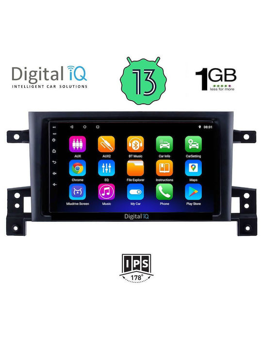 Digital IQ Car Audio System for Suzuki Grand Vitara 2005-2015 (Bluetooth/USB/WiFi/GPS) with Touch Screen 9"