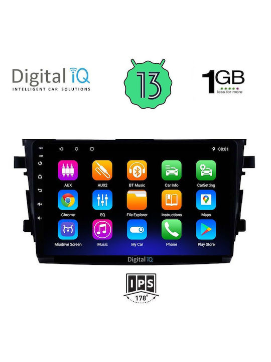 Digital IQ Sistem Audio Auto pentru Suzuki Celerio 2015> (Bluetooth/USB/WiFi/GPS/Apple-Carplay/Android-Auto) cu Ecran Tactil 9"