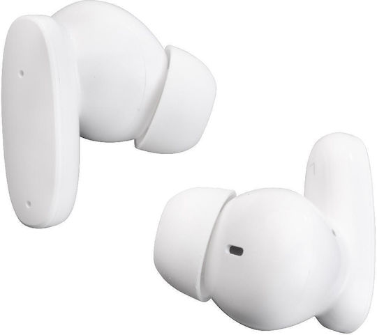 Denver TWE-49ENC In ear Bluetooth хендсфри Слушалки с Кутийка за Зареждане Бял