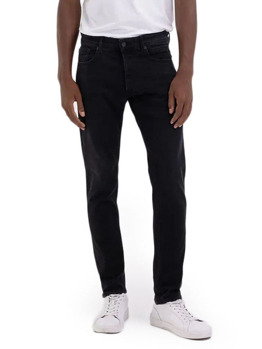 Replay Willbi Herren Jeanshose in Regular Fit Schwarz