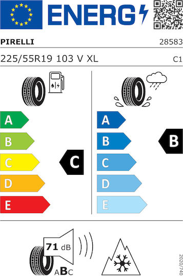 Pirelli Anvelopă de Iarnă P Zero 225/55R19 99V NF0 XL pentru Autoutilitară Electrică