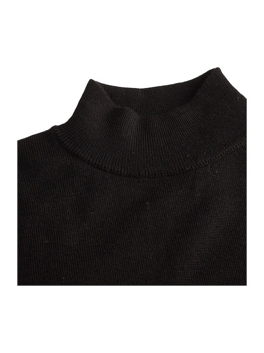 Langarm-Pullover Schwarz