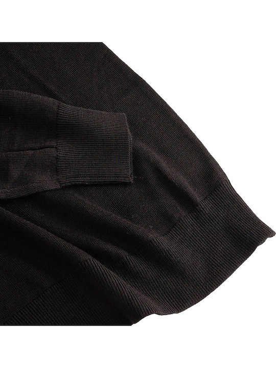 Langarm-Pullover Schwarz