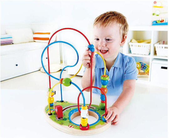 Hape Labirint Playground Pizzaz din Lemn pentru 24++ Luni
