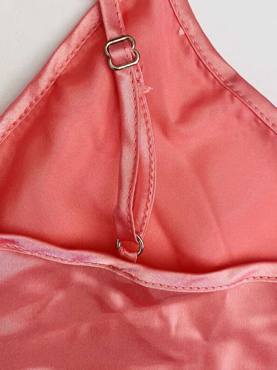 Kal-tsa Winter Satin,σατεν Babydoll Rosa