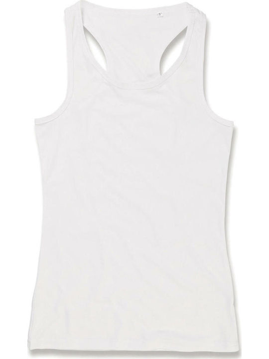 Stedman Sports Women's Sleeveless Promotional Blouse White ST8110-WHI