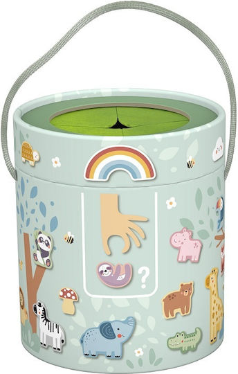 Tooky Toys Παιχνίδι Ταξινόμησης Σχημάτων Ζωάκια από Ξύλο για 36+ Μηνών