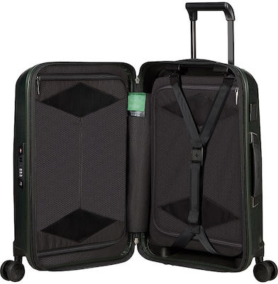 Samsonite Spinner Cabin Travel Suitcase Green with 4 Wheels