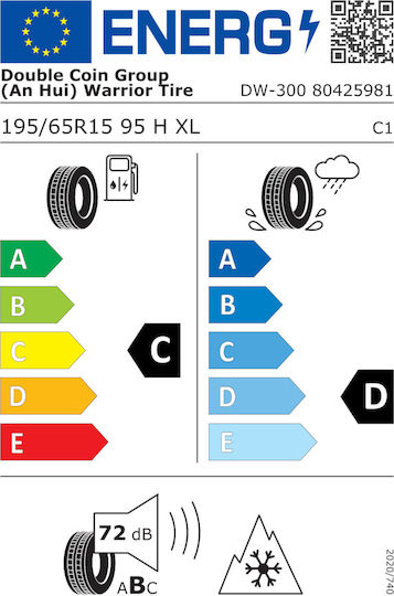 Double Coin 195/65R15 95H XL Winter Tire Car