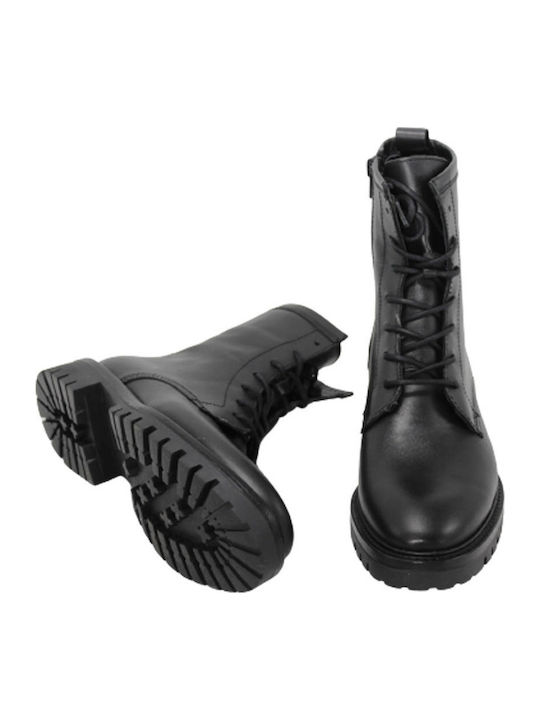 Ghete dama din piele Negru