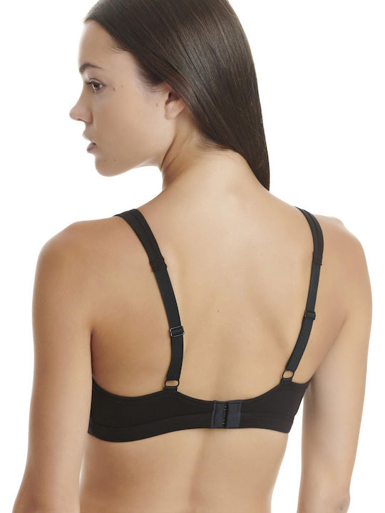 Walk Women's Bra without Padding Black