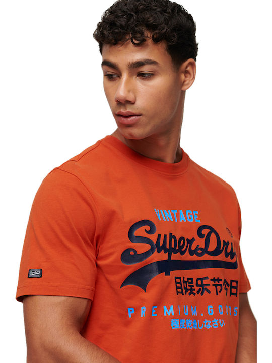 Superdry Vintage T-shirt Μπλε