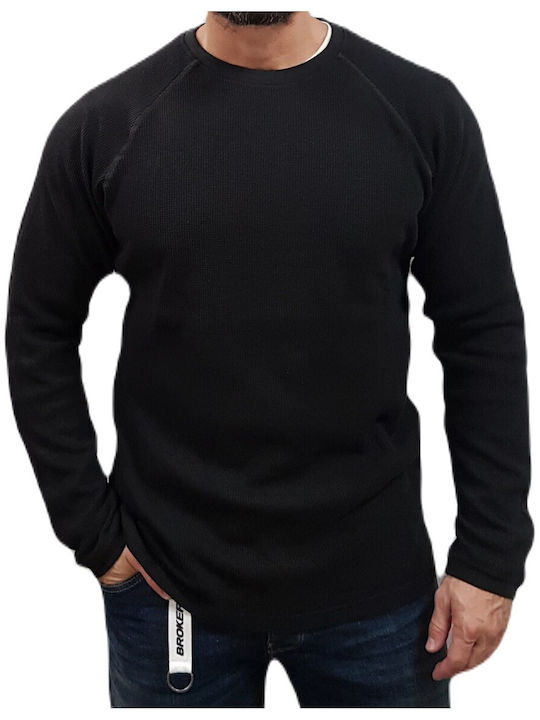 Marcus Men's Long Sleeve Sweater Black