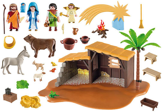 Playmobil Christmas Μεγάλη Φάτνη για 4-10 ετών